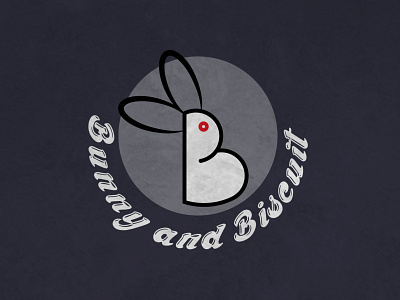 Bunny and Biscuit design logo logodesign