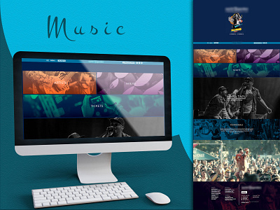 Music Platform branding homepage design illustration latest design music theme music website trending design