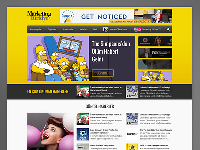 Marketing Türkiye Website homepage web design website