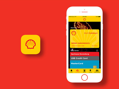 Shell App Concept app connecting gas ios notification ui ux