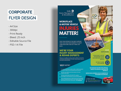 Corporate Flyer Template Design