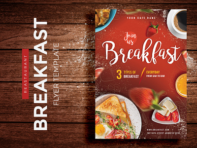 Breakfast Restaurant Flyer Template