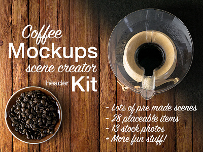 Coffee Mockup Scene Creator