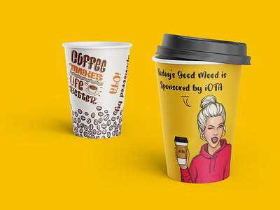 Creative paper Cup Designing.