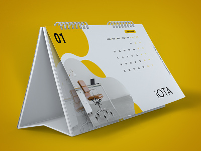 Creative Yearly Calendar Design. brand identity branding branding design calendar calender design year calender