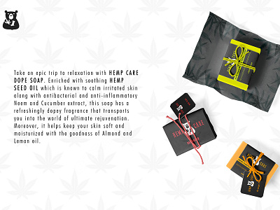 Hemp products packaging & label designs.