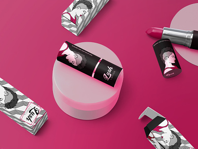 Give A Woman The Right Lipstick & She Can Conquer The World! art and illustration beauty brand identity branding cosmetics creative packaging design graphic design graphic designer lip balm lip care lip gloss lips lipstick lipstick packaging liquidlipstick make up matte lipstick packaging packaging art