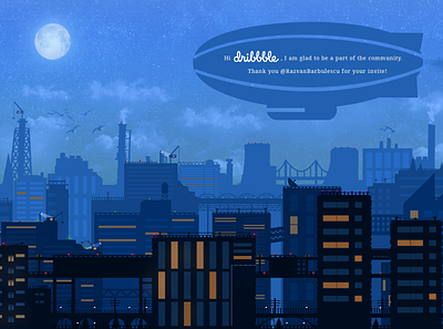 Hello dribbble! design illustration web