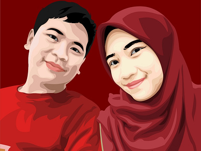 vector art couple