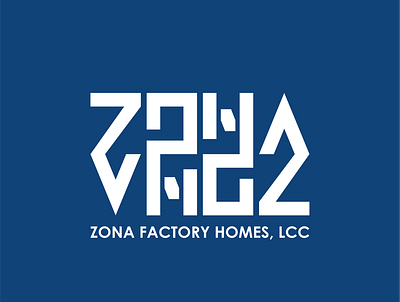 Zona Factory Homes, LCC branding coreldraw design flat illustration logo vector vector art