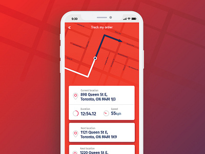 DailyUI - 020 - Location tracker