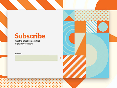 DailyUI - 026 - Subscribe daily ui experimental pop up subscribe