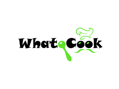 WhatToCook branding design illustration logo typography vector