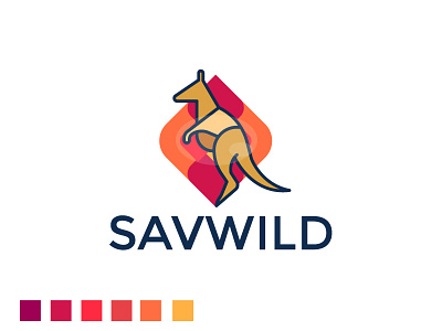 Australia Fire Logo - Save Wildlife australia australia fire australia logo logo design logo template