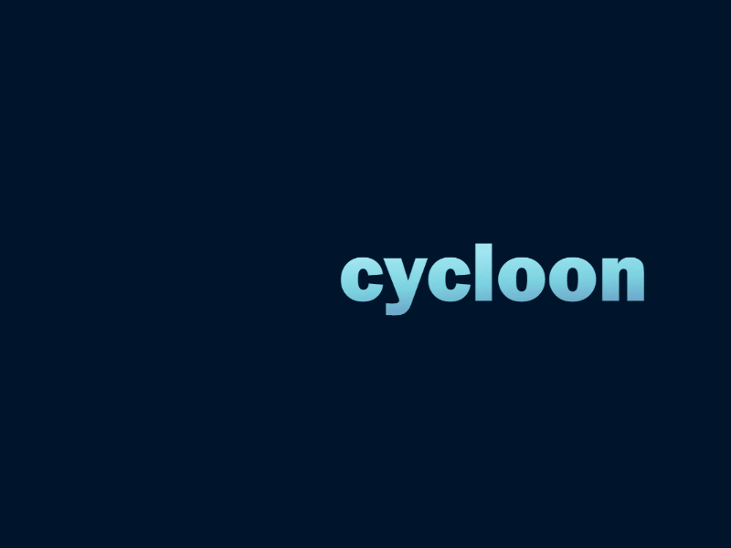 Cycloon Recycling animated logo animation cycle logo logo logo design logos logotype minimlist