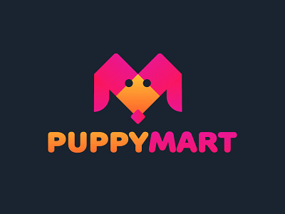 Gradient Logo Puppy Mart