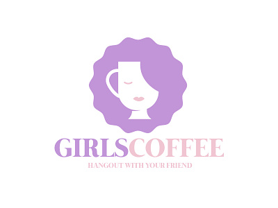 Logotype - Girls Coffee logo logo design logotype minimal minimal logo minimalist negative space logo