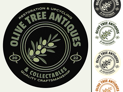 Logo and Brand Identity Work for Olive Tree Antiques