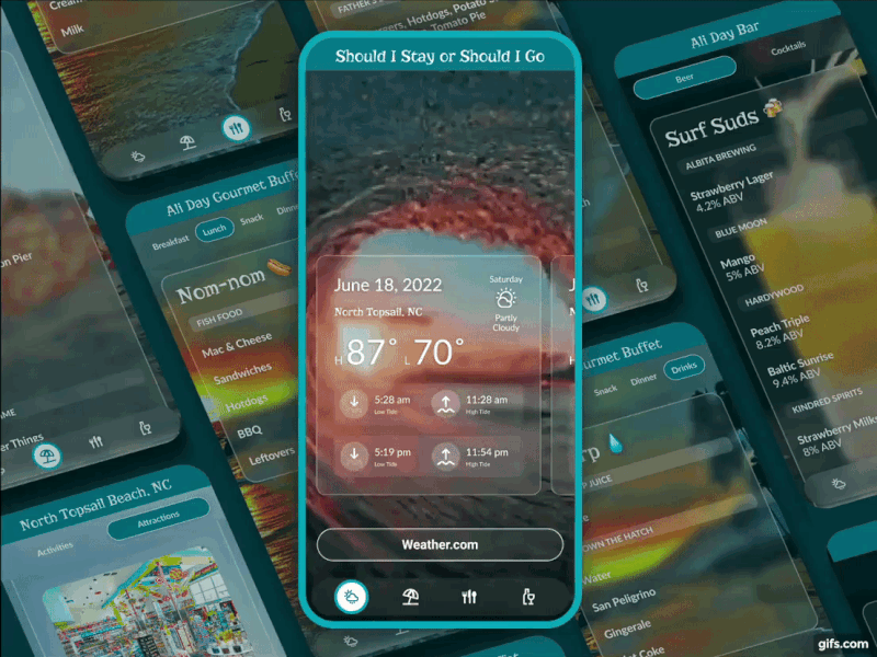 Beach Vacation App