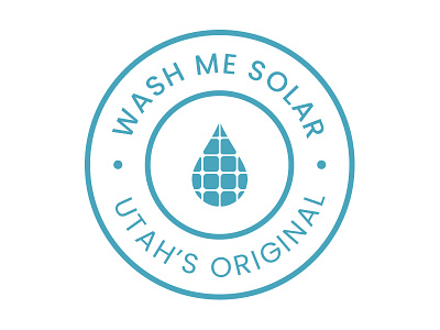 Wash Me Solar Badge