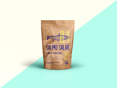 Salmo Salar design graphic illustration illustrator minimal packaging branding poster type typography vintage