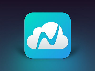 Nexticy app icon cloud design icon ios ipad nexticy