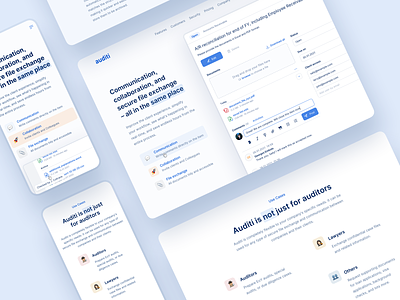 🏠 Auditi Homepage - Features