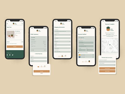 Little Greens - DailyUI 02 checkout daily ui 002 dailyui design plants ui uidesign ux
