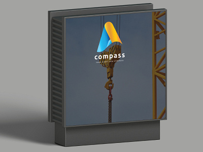 Asset Compass - Construction Logo 3d animation branding graphic design logo navigation ui