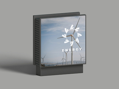 Wind Mill - Energy Logo Template branding design energy energy logo graphic design logo power grid solar solar logo ui ux vector wind mill