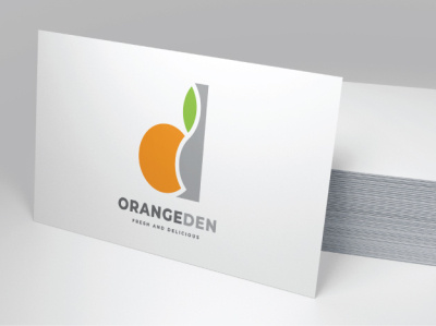 Orange Mart - Fruit Shop Logo Template app branding design fruit logo garden fresh graphic design green logo nursery orange logo safe simple typography ux vector