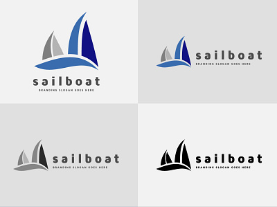 Sailor Boat - Marine Logo Template marine
