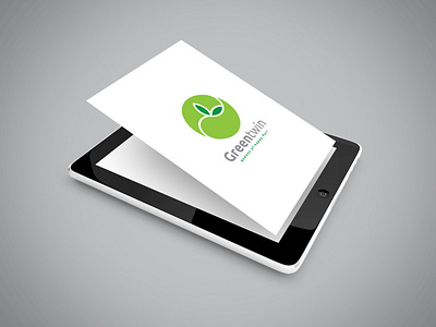 Green Twin - Tea Leaf Logo Template medicine