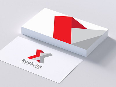 X Letter Type 3D Architecture Logo Template