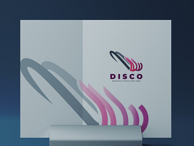 Ladies Disco Shoes Logo leg