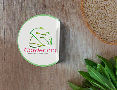 Eco Gardening Logo environment