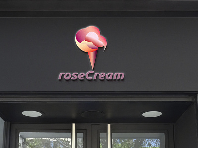 Rose Icecream Logo drink