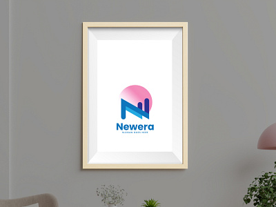 Tourism Brand N Logo silhouette