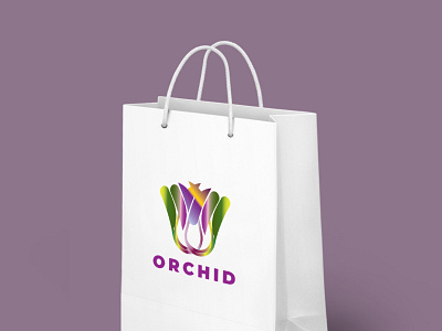 Orchid Aromatic Tulip Logo organic