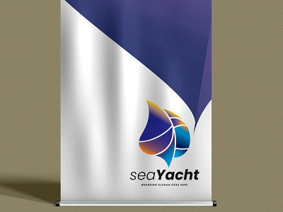 Yacht Wing Logo marina beach