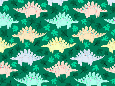 Stegosaurus jungle