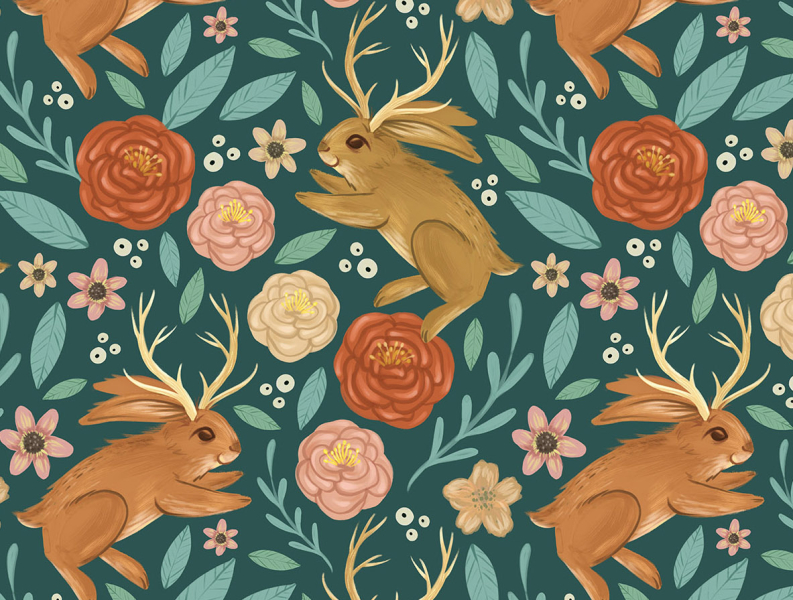 Jackalope Wallpaper to Match Any Homes Decor  Society6