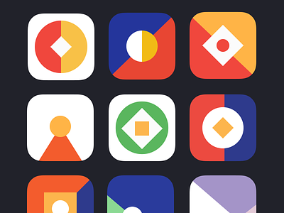 Simple Icons colorful icon icons ios simple