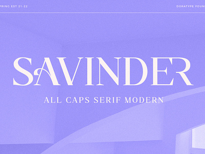 Savinder - All Caps Serif