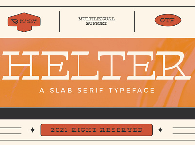 Helter Slab branding cursive design elegant font design headline logo modern poster quotes stylish
