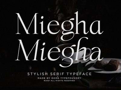 Miegha Serif Typeface branding business classic classic fonts clean fonts combination design display fashion fonts feminine graphic design headline logo modern poster quotes serif font stylish fonts typography unique fonts