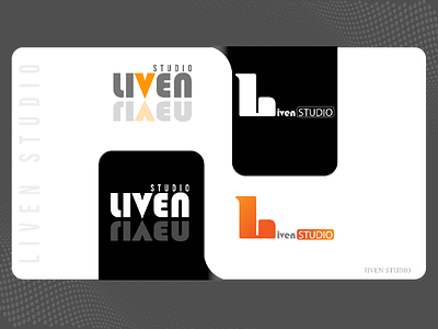 Logo concept . Liven studio. adobe illustrator. adobe xd logo studio