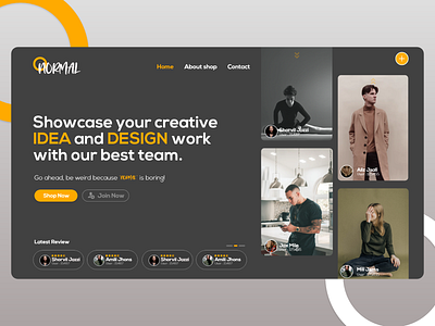 Normal website concept Dark mode adobe xd all app attractive behance branding concept creative job logo shopping uiux