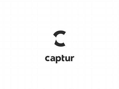 captur – Branding Project design logo minimal professional logo