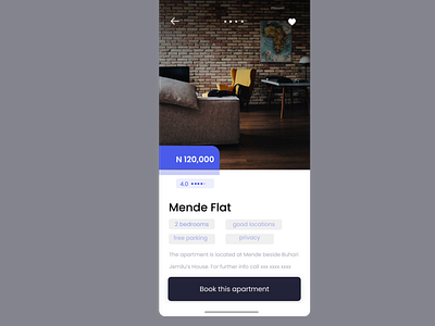 Apartment Booking App